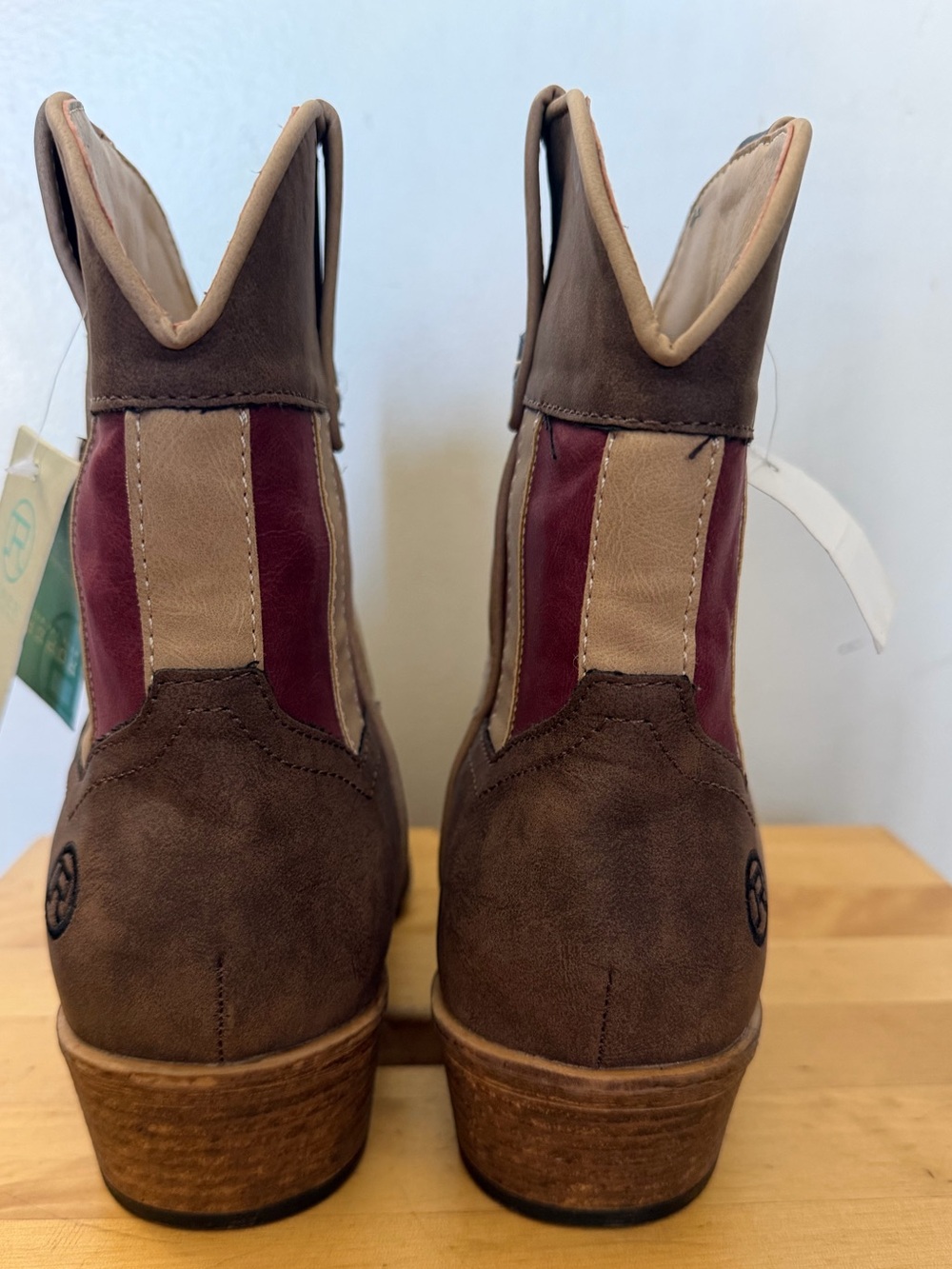 Roper Americana Patriotic Western Cowboy Boots Women’s Size 10 - Picture 6 of 10
